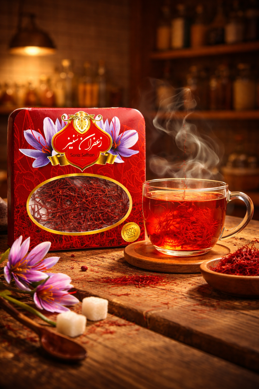 زعفران سوپر گل یک گرمی